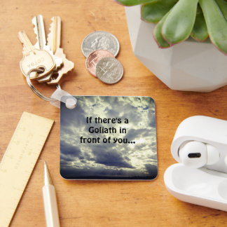 デイビッド&ゴリアテ引用文  キーホルダー