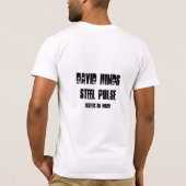 デイビッド・ハインズ - スティール・パルス Tシャツ (裏面)