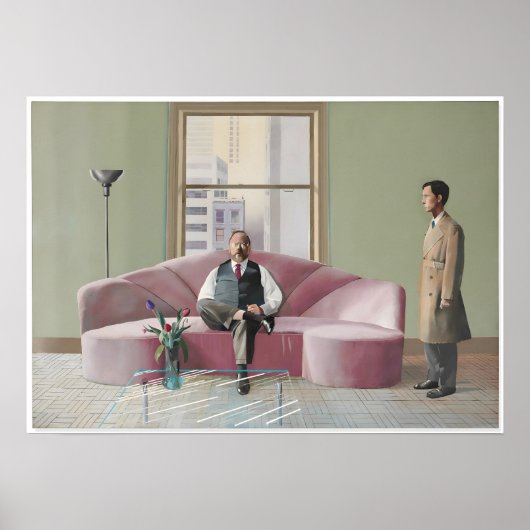 デイビッド・ホックニー美術絵画 ポスター (正面)