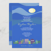 デイビッド·ユダヤ人ベビー命名招待状ヘブライ語 招待状 (正面/裏面)