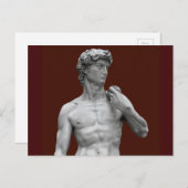 デイビッ図解入りの、写真付きのト葉書 ポストカード (正面/裏面)