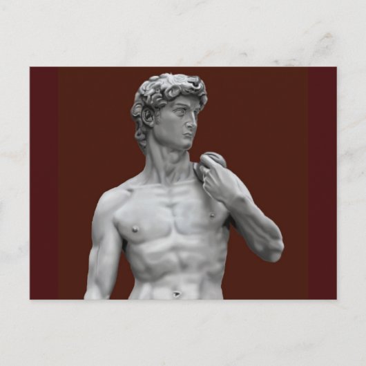 デイビッ図解入りの、写真付きのト葉書 ポストカード (正面)