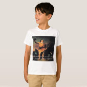 デイビー・クロケット "進め" 賢明な名言 Tシャツ (正面フル)