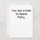 デイブが出来なくてごめんね。 招待状 (裏面)