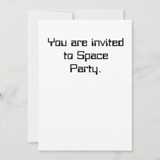 デイブが出来なくてごめんね。 招待状 (裏面)