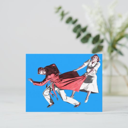 デイブは血管切除術に対して考えを変えた ポストカード (スタンド正面)