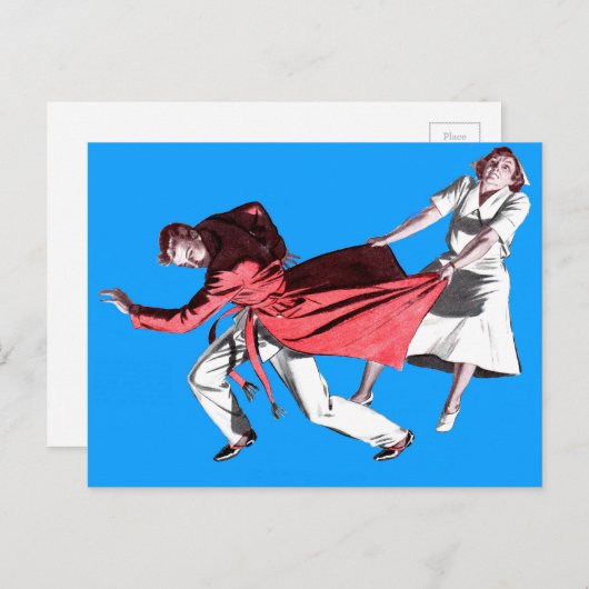 デイブは血管切除術に対して考えを変えた ポストカード (正面/裏面)