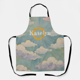 デイブレイクの抱擁パーソナライズされた エプロン
