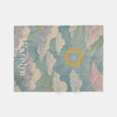 デイブレイクの抱擁パーソナライズされた フリースブランケット (正面(横))