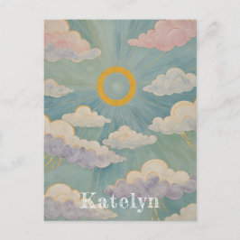 デイブレイクの抱擁パーソナライズされた ポストカード