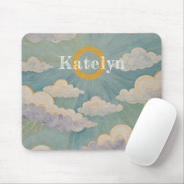 デイブレイクの抱擁パーソナライズされた マウスパッド