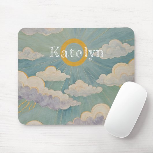 デイブレイクの抱擁パーソナライズされた マウスパッド (マウス)