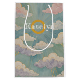 デイブレイクの抱擁パーソナライズされた ミディアムペーパーバッグ