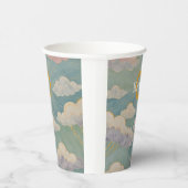 デイブレイクの抱擁パーソナライズされた 紙コップ (右)