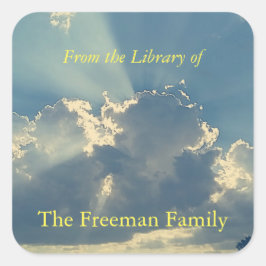 デイブレイクブックプレート スクエアシール