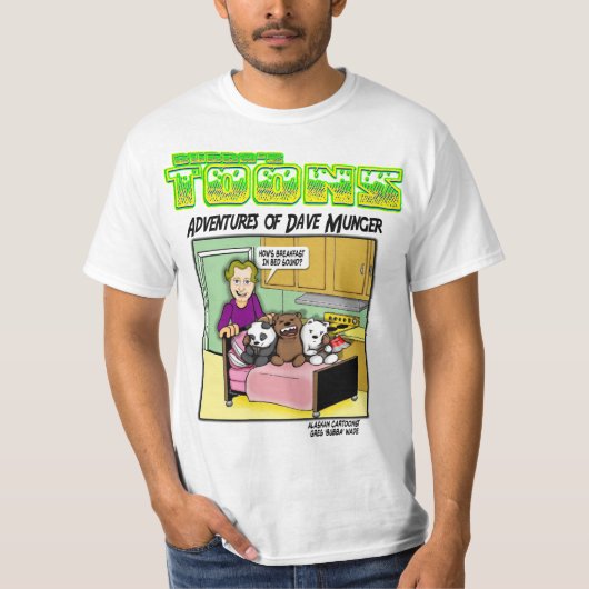 デイブ・マンガーの冒険 Tシャツ (正面)