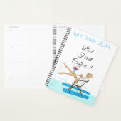 デイプランナーパーソナライズされたブットファーストコーヒー引用文 プランナー手帳 (ディスプレー)