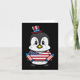 デイペンギン4th 7月アメリカの幼児ボーイズ・キッズ カード