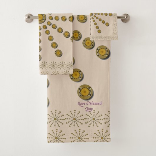 デイホーム賛美アイディアを持つ バスタオルセット (インサイチュ)