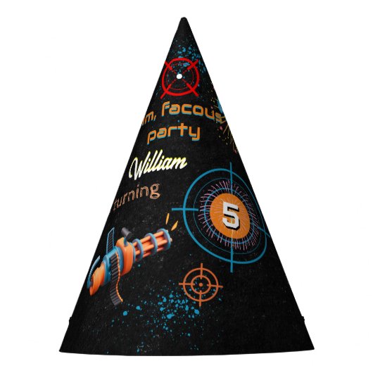 デイボーイクールネルフウォーズパーティートップガン第5誕生日 パーティーハット (正面)