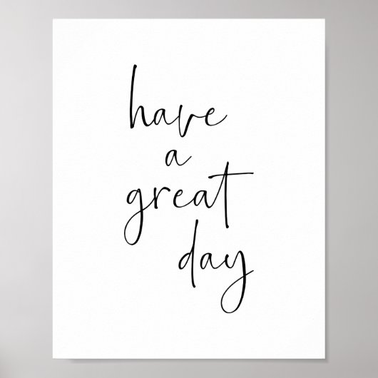 デイミニマル素晴らし主義の引用文を感動的持つ ポスター (正面)