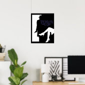 デイムと出入り口 – ノワールプリント ポスター (ホームオフィス)