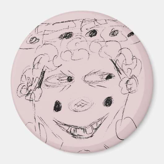 デイムワッキーマグネット マグネット (正面)