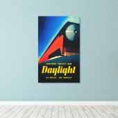 デイライトトレインの宣伝ポスター キャンバスプリント (インサイチュ (ウッドフロア))