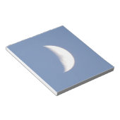 デイライトメモ帳の美しい三日月 ノートパッド (アングル)