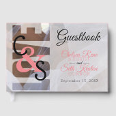 デイラヴモダン – コーラル結婚ズゲストブック ゲストブック (正面)