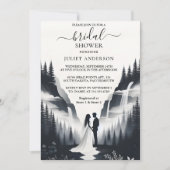 デイリバーレインクラウドスモークマウンテンブライダルシャワー 招待状 (正面)