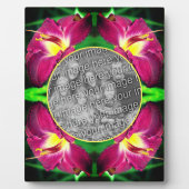 デイリリーの花 オリジナル写真を作成 フォトプラーク (正面)