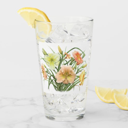 デイリリーブーケフローラ タンブラーグラス (アイス正面)