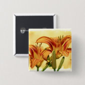 デイリリー – エメロカリス 缶バッジ (正面&裏面)