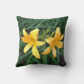 デイリリー「ダウニー」金ゴールドデュオ – - クッション (裏面)