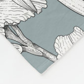 デイリリー フリースブランケット (角)