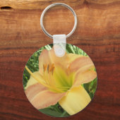 デイリリー「ブロンドベビー」 – - キーホルダー (正面)