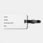 デイリリー「ブロンドベビー」 – - ラゲッジタグ (裏面横)