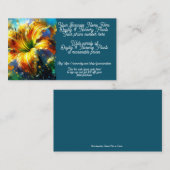 デイリリー&子供部屋プラントショップ販売エティ 名刺 (正面/裏面)