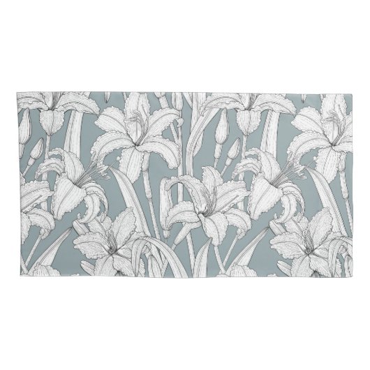 デイリリー 枕カバー (裏面-右)