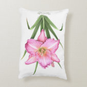 デイリリー – 究極のピンク アクセントクッション (裏面(縦))