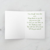 デイリリー 開花のステージ イースター お礼のカード シーズンカード (内部)