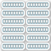 デイリーウォータートラッカーbujoプランナー シール (正面)