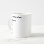 デイリーサンクスマグ コーヒーマグカップ (正面左)