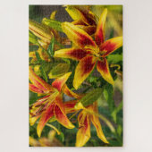 デイリージャンオレンジカナダフラワー写真 ジグソーパズル (縦)