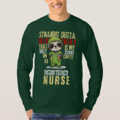 デイリーストーリーナイトシフト認定看護助手 Tシャツ (正面)