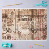 デイリーニュースコラージバイエドワード・マーチン 薄葉紙 (クラフト)