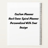 デイリーパーソナライズされたプランナージャーナル、カスタムプランナー プランナー手帳 (裏面)
