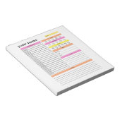 デイリーパーソナライズされたプランナーメモ帳 ノートパッド (アングル)