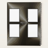 デイリーパーソナライズされたプランナー- HAMbyWG - Taupe プランナー手帳 (裏面)